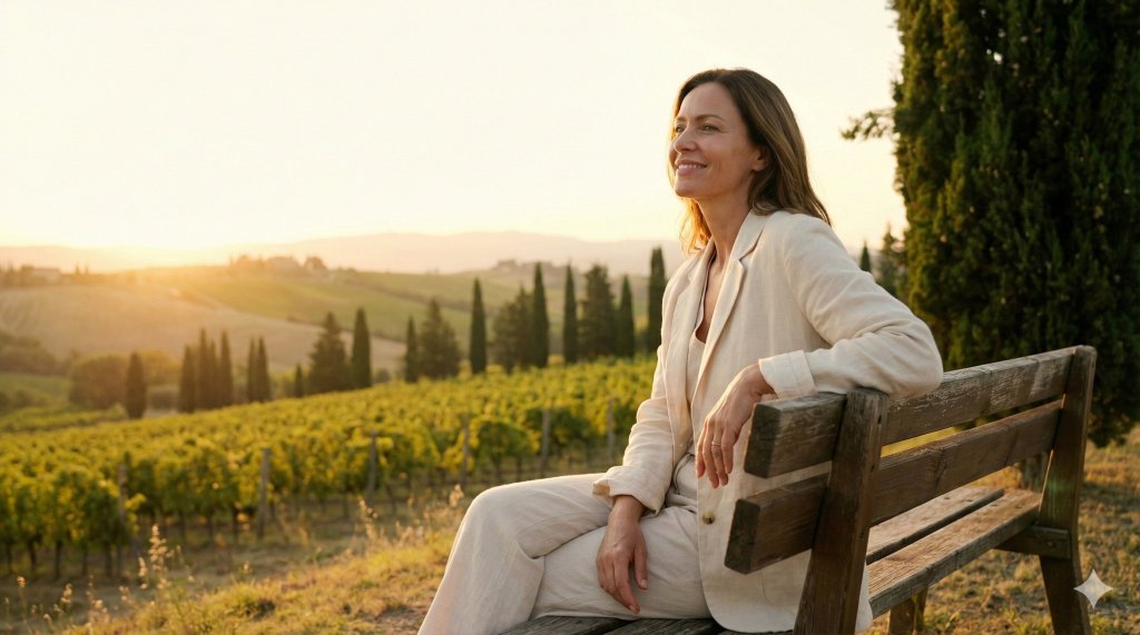 Persona serena che guarda l'alba, simbolo di rinascita e ritrovata autonomia affettiva dopo una separazione grazie al love coaching.